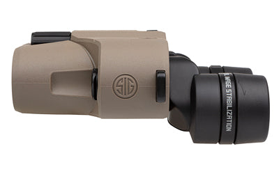 Sig Sauer, ZULU 6 HDX, Binocular, 10X30MM, Electronic Image Stabilization, Matte Finish, Coyote